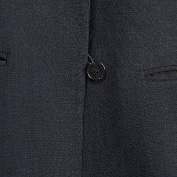 Forte Forte AW/14 Navy Wool-Blend Crepe Single-Breasted Blazer - Picture 7 of 11